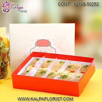 Send fresh and delicious Sweets, Mithai online to UK. Order sweets online and get it delivered to your doorstep anywhere in UK.