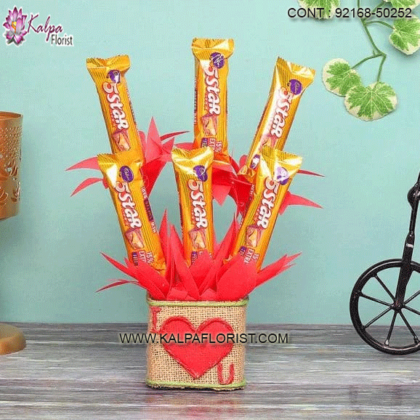 Chocolate For Valentine's: Send Valentine Special Chocolate For Valentine's to India. Buy Valentine’s Day Special Chocolate Online From Kalpa Florist.