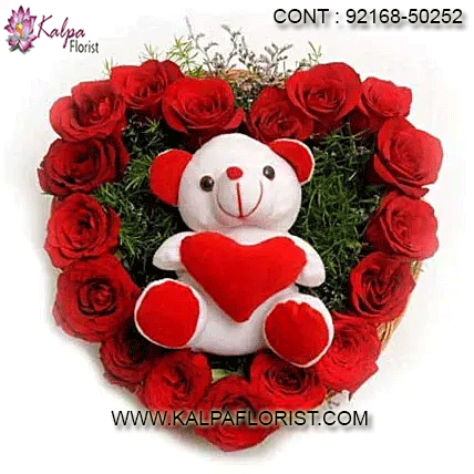 Teddy Bears - Buy online pink teddy bears at lowest prices in India on Kalpa Florist Cash on Delivery Available.Fore more details call us.