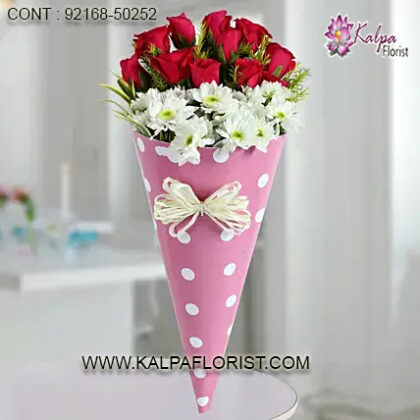 Buy & send beautiful fresh Flower Bouquet for Birthday online on all occasions and same day home delivery.