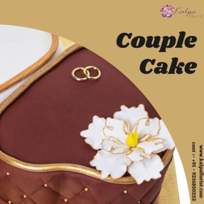 Double Heart And Ring Cake Deliver In Jalandhar