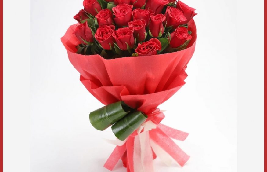 Romantic Red Roses Bouquet | Best Flowers Shop Near Me | Kalpa Florist