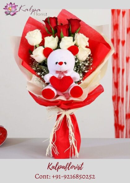 Bouquet Of Flowers With Teddy Bear | Online Gifts Delivery In Ludhiana | Kalpa Florist bouquet of flowers with teddy bear, flower bouquet with teddy bear, rose bouquet with teddy bear, bouquet of roses with teddy bear,  online gifts delivery to india, online gifts delivery in india, online gifts delivery in usa, online gifts delivery in bangalore, online gifts delivery in hyderabad, online delivery of gifts in bangalore, online gifts same day delivery in ghaziabad, online gifts delivery in raipur, online gifts delivery in ludhiana, online gifts delivery in vijayawada, online gifts delivery in patna, online birthday gifts delivery in vadodara, online gifts delivery in bhopal, online gifts delivery in jaipur, online gifts delivery in delhi, Online Gifts Delivery In Ludhiana, Red & White Roses Bouquet With Teddy Bear how to deliver gifts online, online gifts delivery in pune, online delivery of gifts in delhi, online gifts delivery in ahmedabad, online gifts delivery in faridabad, online delivery gifts for birthday, online gifts delivery in rajahmundry, online birthday gifts delivery in hyderabad, online cake and gifts delivery in jalandhar, online gifts delivery in visakhapatnam, online gifts delivery in gurgaon, online gifts delivery in nagpur, online gifts delivery today, online birthday gifts delivery in coimbatore, online gifts delivery in mysore, online birthday gifts delivery in lucknow, online gifts delivery in kolkata, online gifts delivery in kerala, online gifts delivery in mumbai, online gifts delivery in bathinda, online gifts delivery in mangalore, online gifts delivery in coimbatore, online cakes and gifts delivery in hyderabad, online gifts delivery in indore, online gifts delivery in one day, online gifts delivery in navi mumbai, online gifts delivery in kanpur, online gifts delivery in kakinada, online gifts in india same day delivery, online gifts delivery for valentine's day, online gifts home delivery in hyderabad, online gifts delivery in lucknow, online gifts delivery in jalandhar, online gifts delivery in chandigarh, online delivery of gifts in mumbai, online gifts delivery in varanasi, online birthday gifts delivery in mumbai, online gifts delivery in noida, online gifts delivery in kochi, diwali gifts online delivery in india, teddy bear with flowers and chocolate, teddy bear and chocolate gift basket, teddy bear with chocolate and roses, teddy bear and chocolate covered strawberries, teddy bear chocolate chip cookies, teddy bear chocolate cake, teddy day chocolate day, teddy chocolate bouquet, teddy coat chocolate brown, teddy bear chocolate lollipops, teddy with chocolate, teddy bear chocolate lollipop molds,  teddy with rose and chocolate, valentine week, valentine week days, which day valentine week, valentine week 2020, valentine week events, valentine week list, valentine week list 2020, valentine week day today, valentine week days list , valentine week 7 days, in valentine week today is which day, valentine week which day today, valentine week quotes, valentine week chocolate day, ideas for valentine week, valentine week ideas, valentine week today, valentine week of february, valentine week image, flower delivery in punjab, online cake and flower delivery in punjab, flower delivery jalandhar punjab, flower delivery online amritsar punjab, flower delivery in moga punjab, online flower delivery in punjab, online delivery from usa to india, flower delivery to india from australia, flower delivery from canada,  online flower delivery from uk to india, best flowrist in jalandhar punjab, flower point in jalandhar, Bouquet Of Flowers With Teddy Bear | Online Gifts Delivery In Ludhiana | Kalpa Florist