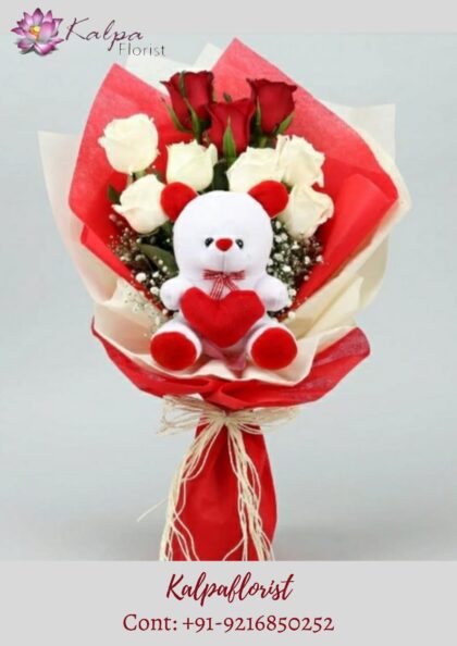 Bouquet Of Flowers With Teddy Bear Online Gifts Delivery In Ludhiana Jalandhar. Bouquet Of Flowers With Teddy Bear | Online Gifts Delivery In Ludhiana | Kalpa Florist bouquet of flowers with teddy bear, flower bouquet with teddy bear, rose bouquet with teddy bear, bouquet of roses with teddy bear,  online gifts delivery to india, online gifts delivery in india, online gifts delivery in usa, online gifts delivery in bangalore, online gifts delivery in hyderabad, online delivery of gifts in bangalore, online gifts same day delivery in ghaziabad, online gifts delivery in raipur, online gifts delivery in ludhiana, online gifts delivery in vijayawada, online gifts delivery in patna, online birthday gifts delivery in vadodara, online gifts delivery in bhopal, online gifts delivery in jaipur, online gifts delivery in delhi, Online Gifts Delivery In Ludhiana, Red & White Roses Bouquet With Teddy Bear how to deliver gifts online, online gifts delivery in pune, online delivery of gifts in delhi, online gifts delivery in ahmedabad, online gifts delivery in faridabad, online delivery gifts for birthday, online gifts delivery in rajahmundry, online birthday gifts delivery in hyderabad, online cake and gifts delivery in jalandhar, online gifts delivery in visakhapatnam, online gifts delivery in gurgaon, online gifts delivery in nagpur, online gifts delivery today, online birthday gifts delivery in coimbatore, online gifts delivery in mysore, online birthday gifts delivery in lucknow, online gifts delivery in kolkata, online gifts delivery in kerala, online gifts delivery in mumbai, online gifts delivery in bathinda, online gifts delivery in mangalore, online gifts delivery in coimbatore, online cakes and gifts delivery in hyderabad, online gifts delivery in indore, online gifts delivery in one day, online gifts delivery in navi mumbai, online gifts delivery in kanpur, online gifts delivery in kakinada, online gifts in india same day delivery, online gifts delivery for valentine's day, online gifts home delivery in hyderabad, online gifts delivery in lucknow, online gifts delivery in jalandhar, online gifts delivery in chandigarh, online delivery of gifts in mumbai, online gifts delivery in varanasi, online birthday gifts delivery in mumbai, online gifts delivery in noida, online gifts delivery in kochi, diwali gifts online delivery in india, teddy bear with flowers and chocolate, teddy bear and chocolate gift basket, teddy bear with chocolate and roses, teddy bear and chocolate covered strawberries, teddy bear chocolate chip cookies, teddy bear chocolate cake, teddy day chocolate day, teddy chocolate bouquet, teddy coat chocolate brown, teddy bear chocolate lollipops, teddy with chocolate, teddy bear chocolate lollipop molds,  teddy with rose and chocolate, valentine week, valentine week days, which day valentine week, valentine week 2020, valentine week events, valentine week list, valentine week list 2020, valentine week day today, valentine week days list , valentine week 7 days, in valentine week today is which day, valentine week which day today, valentine week quotes, valentine week chocolate day, ideas for valentine week, valentine week ideas, valentine week today, valentine week of february, valentine week image, flower delivery in punjab, online cake and flower delivery in punjab, flower delivery jalandhar punjab, flower delivery online amritsar punjab, flower delivery in moga punjab, online flower delivery in punjab, online delivery from usa to india, flower delivery to india from australia, flower delivery from canada,  online flower delivery from uk to india, best flowrist in jalandhar punjab, flower point in jalandhar, Bouquet Of Flowers With Teddy Bear | Online Gifts Delivery In Ludhiana | Kalpa Florist