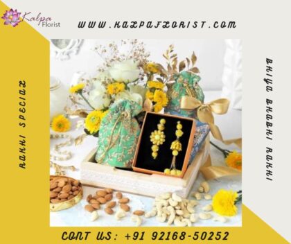 Luxury Floral Hamper for Rakhi | Order Rakhi Online India Punjab