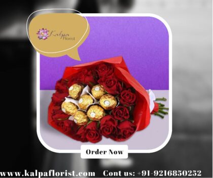 Roses & Ferrero Rocher Bouquet | Gifts Delivery In India | Kalpa Florist, gifts delivery in india, gifts to deliver in india, online gifts delivery in india, deliver gifts online india, how to send gifts in india, best same day gift delivery, how to deliver a gift to someone, birthday gifts delivery in india, online birthday gifts delivery in india, what to gift from india, diwali gifts online delivery in india, how to deliver gifts in india, how to deliver gifts online, how to send surprise gifts in india, how to courier a gift in india, send gifts online same day delivery in india, what can i get delivered same day,personalised gifts online delivery in india,deliver gifts to india from uk, Roses & Ferrero Rocher Bouquet | Gifts Delivery In India | Kalpa Florist