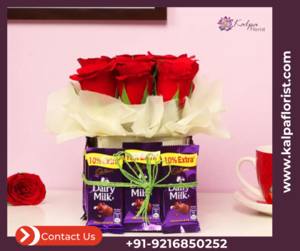 Rose Chocolate Vase |Online Chocolate And Flower Delivery | Kalpa Florist, online chocolate and flower delivery, online flower and chocolate delivery in delhi, online flower and chocolate delivery in bangalore, online flowers and chocolates delivery uk, online flower and chocolate delivery in pune, online flower and chocolate delivery in mumbai, online flowers and chocolates delivery in hyderabad, rose chocolate, rose and chocolate, rose with chocolate, rose chocolate box rose and chocolate box , Rose Chocolate Vase |Online Chocolate And Flower Delivery | Kalpa Florist,