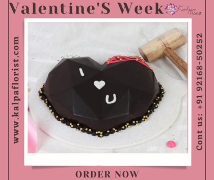 Chocolate Pinata Cake Love | Valentine Cake Online | Kalpa Florist, send valentine cake, send a cake valentine's day, send a cake for valentine's day,  send a cake valentine, send valentine cakes, pinata cake, hammer cake online, cake for couple, send cake in india, order cake online, order customized cake in india, valentine cake, valentine cake ideas, valentine's day cake ideas, valentine cake design,  valentine cake images,  valentine cake near me,  valentine cake ideas 2022, valentine cake house, valentine day and cake, unique valentine cake designs