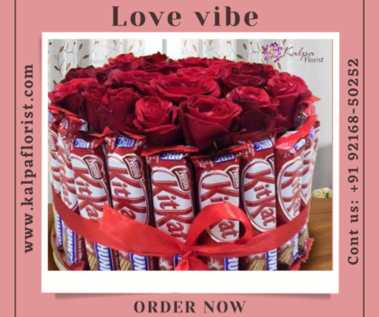 Kitkat with Red Roses | Flower and Chocolate Delivery Near Me | Kalpa Florist, flower and chocolate delivery near me, mother's day flower and chocolate delivery, flower and chocolate delivery jalandhar, flower and chocolate delivery punjab, lower and chocolate delivery india, flower and chocolate delivery ludhiana, valentine flower and chocolate delivery, flower and chocolate delivery from uk, flowers and chocolate gifts delivery, flower and chocolate delivery in bangalore,  flower and chocolate delivery delhi,  kalpa florist, order from Canada, order from uk, order from usa, order from dubai, order from London, order for gf, 