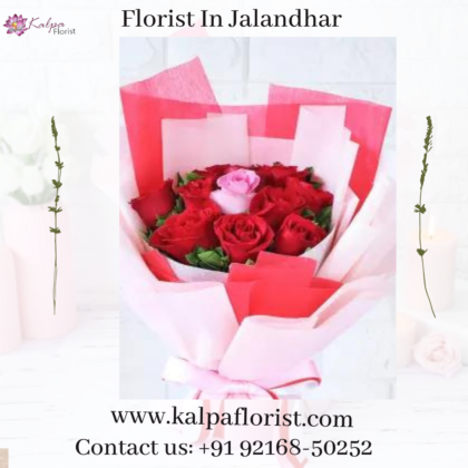 Bunch Of Playful Romance | Flower Delivery Jalandhar | Kalpa Florist,