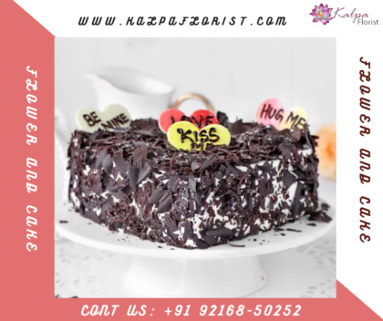 Flakey Hearts Black Forest Cake Delivery Of Cake In Delhi usa