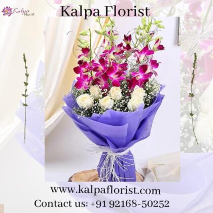 Mixed Flower Bouquet Send Flowers Online Jalandhar canada