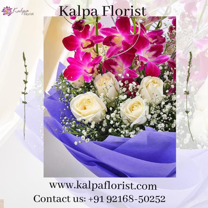 Mixed Flower Bouquet Send Flowers Online Jalandhar