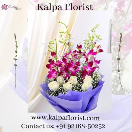 Mixed Flower Bouquet Send Flowers Online Jalandhar usa