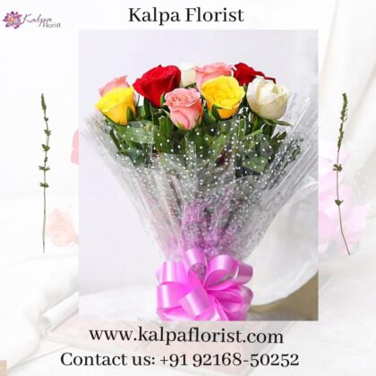 Mixed Roses Bouquet Send Flowers Online Same Day canada