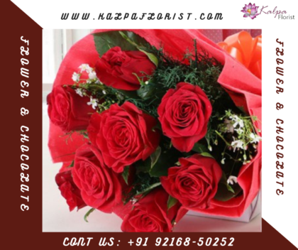 Roses And Rocher Combo | Flower and Chocolate Delivery Near Me | Kalpa Florist, flower and chocolate delivery near me, flower and chocolate delivery melbourne,  who delivers flowers same day, can you get flowers delivered same day, where can i order flowers online to be delivered, flower and chocolate delivery delhi, best flower and chocolate delivery jalandhar, send chocolate and flower deliver  in jalandhar, flower and chocolate deliver in delhi, flower and chocolate delivery delhi, Roses & Ferrero Rocher Combo | Flower and Chocolate Delivery Punjab | Kalpa Florist