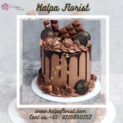 Chocolate Drip Cake Design Send Cake India