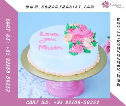 Love u Mom Cake |  Delivery Of Cake In Delhi USA