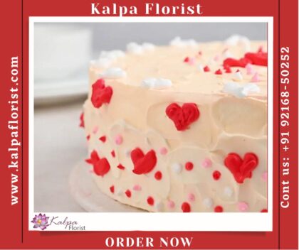 Peachy Vanilla Cream Cake Order Cake In India C