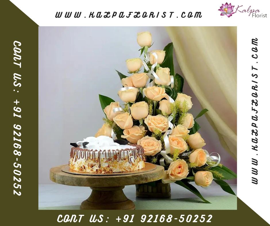 Roses N Cake Hamper Combo Gift Shops In Jalandhar