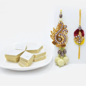 Family Rakhi Set With Sweets ( Send Rakhi in Patiala )