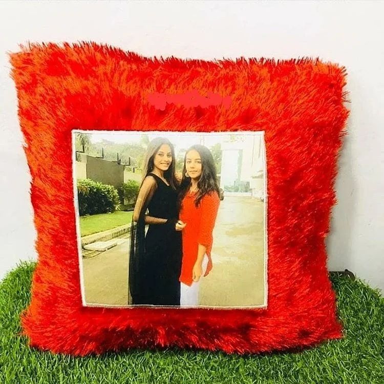 Personalized Cushion With Photo ( Best Gifts For sister )