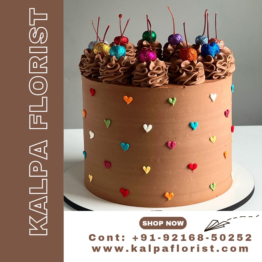 Butter Cream Chocolate Cake ( Cake Delivery In Punjab )