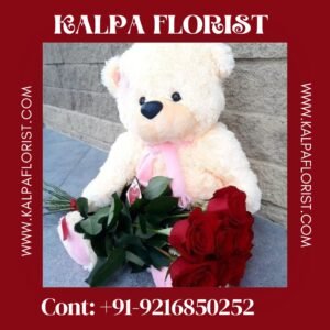 Valentine Day Gifts (Send Teddy And Flowers )