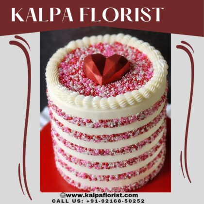 Naked Valentine Cake ( Online Cake Delivery In Punjab )