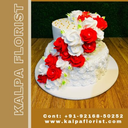 Wedding Cake 2 Tier ( Send Cake To India )