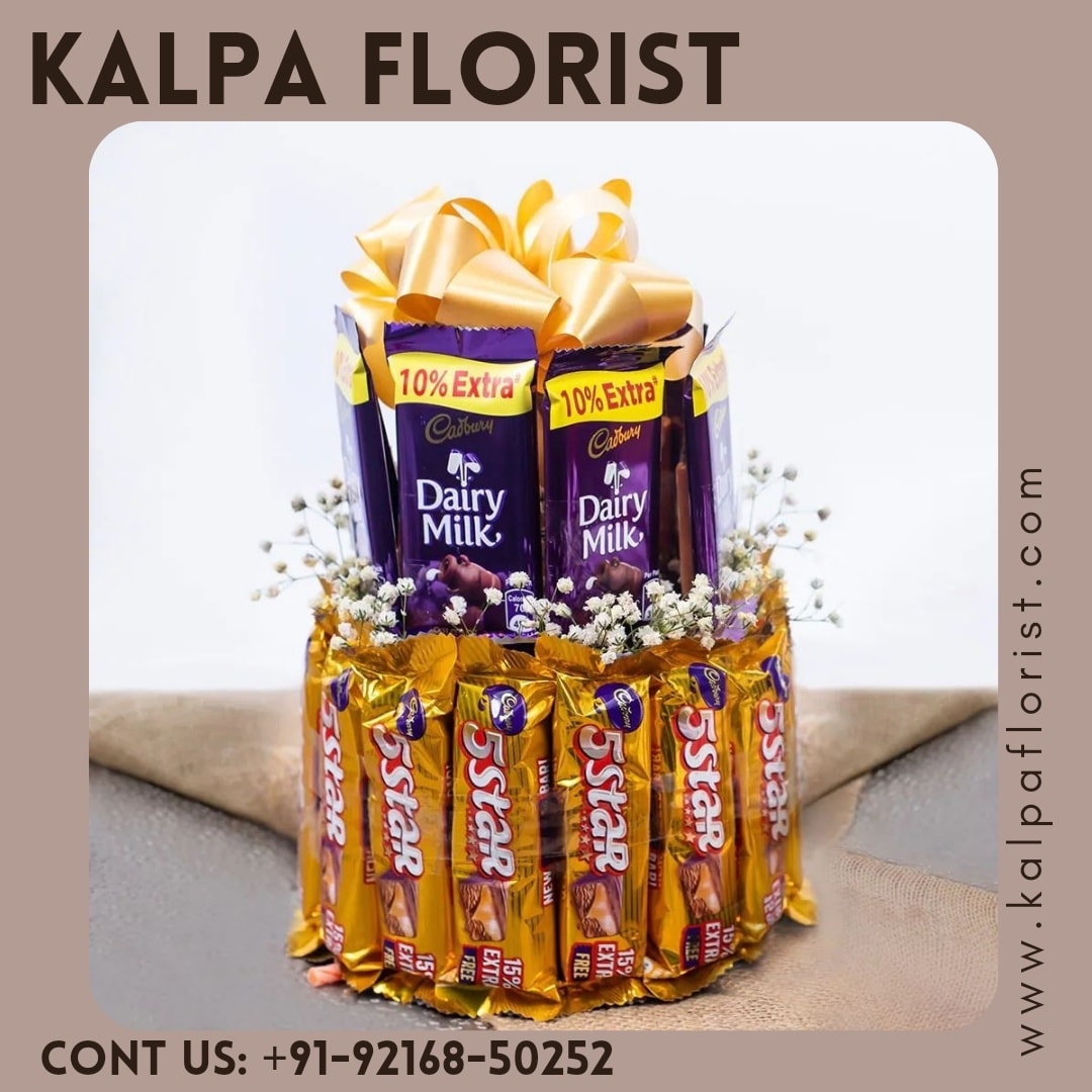 Sweet Dairy Milk And 5 Star Bouquet ( Chocolate Delivery In India)