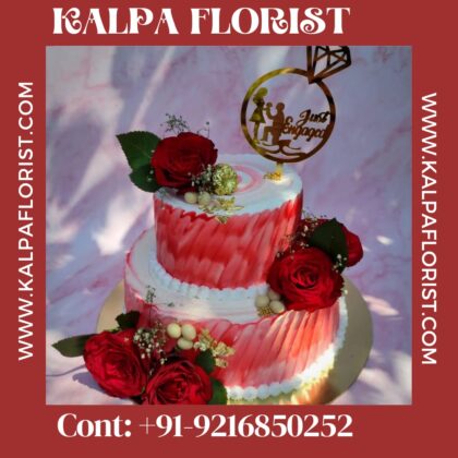 Designer 2 Tier Cake( Send Cake To India From Canada )