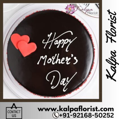 Designer Cake For Mom ( Send Cake To India From Canada ) - Image 2