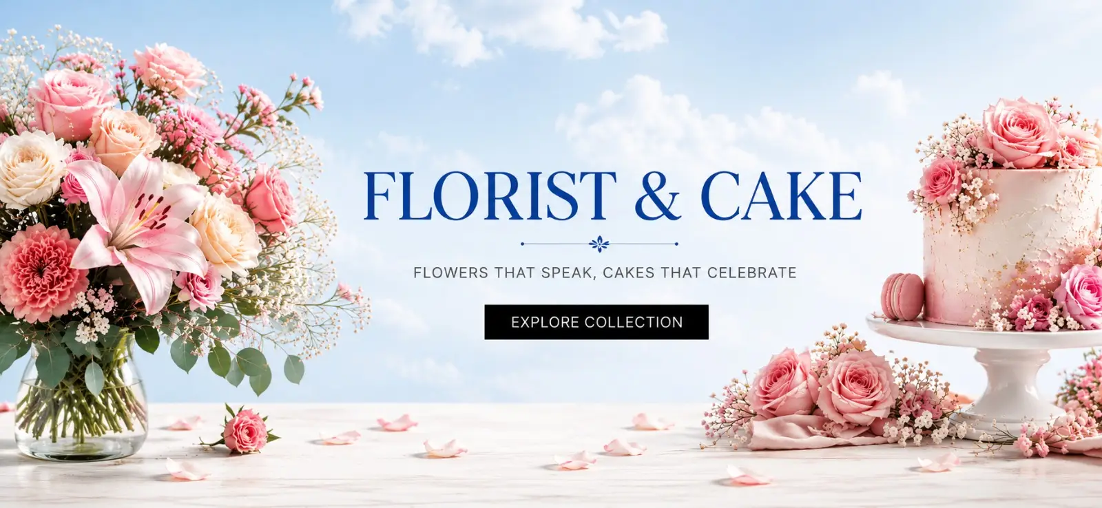 Fresh flowers and delicious cakes collection by Kalpa Florist for online delivery in Punjab